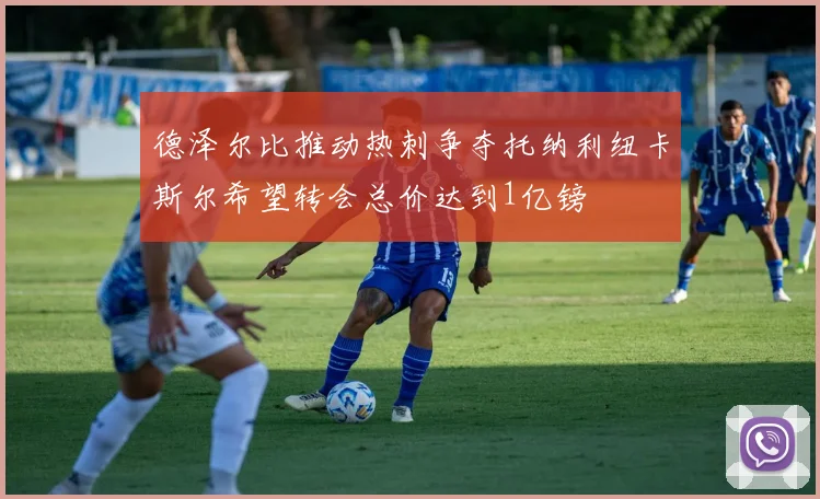德泽尔比推动热刺争夺托纳利纽卡斯尔希望转会总价达到1亿镑